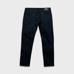 Karl Lagerfeld Paris Jeans Mens 34x27 Black Dark Wash Slim Taper Stretch Denim Pants