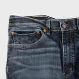 Levi's 505 Jeans Mens 34x30 Blue Regular Fit Straight Leg Dark Wash Denim Pants