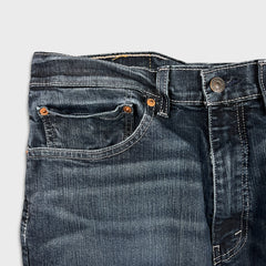 Levi's 505 Jeans Mens 34x30 Blue Regular Fit Straight Leg Dark Wash Denim Pants