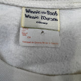 Vintage 90s Disney Winnie The Pooh Mens Large White Castle Sweatshirt