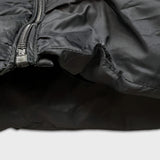 Adidas Puffer Down Vest Mens XL Black Essentials 3 Stripe Full Zip Outdoor Jacket