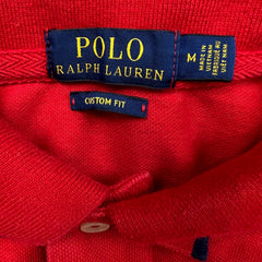 Polo Ralph Lauren Shirt Mens Medium Red Big Pony Casual Preppy Short Sleeve Tee