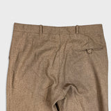 Vintage 90s Levi’s Strauss Dress Pants Mens 32x32 Brown Pleated Wool Blend Trouser