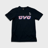 October's Very Own OVO Flag Runner T Shirt Mens XS Black Short Sleeve Graphic Tee