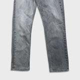 Levi's 541 Jeans Mens 32x29 Grey Athletic Taper Faded Stone Wash Denim Pants