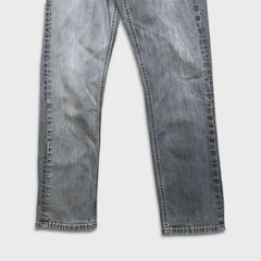 Levi's 541 Jeans Mens 32x29 Grey Athletic Taper Faded Stone Wash Denim Pants