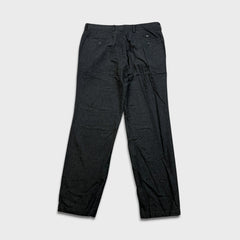Hugo Boss Geno Dress Pants Mens 34x32 Slim Fit Charcoal Wool Blend Trouser
