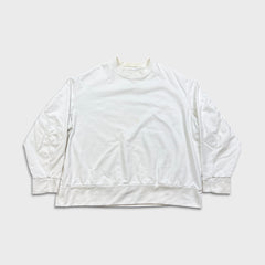 Adidas Y-3 Yohji Yamamoto Signature Sweatshirt Mens Large White Graphic Crewneck
