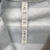 Lululemon Scuba Hoodie Womens Size 2 White Full Zip Striped Hooded Sweater