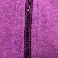 Lululemon Scuba Hoodie Womens Size 12 Purple Light Cotton Full Zip Sports Hooded Sweater