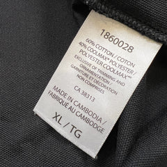 United Colors of Benetton Polo Shirt Mens XL Black Coolmax Short Sleeve Golf