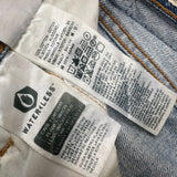 Levi's 501 Jeans Womens 24x30 Blue Original Fit Straight Distressed Light Wash Pants