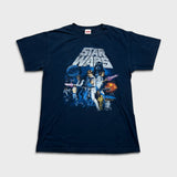 Vintage Y2K Star Wars T Shirt Mens Medium Blue Episode IV A New Hope Movie Tee