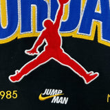 Nike Air Jordan Brand Hoodie Mens Medium Black Jumpman Pullover Hooded Sweater