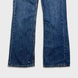 Vintage 90s Tommy Hilfiger Jeans Womens 28x32 Blue Straight Flare Leg Medium Wash Denim Pants
