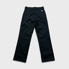 Dickies Pants Mens 30x30 Black Straight Leg Workwear Skateboard Casual Trousers