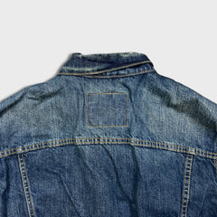 Levi's Type III Denim Jacket Mens XL Blue Medium Wash Western Trucker