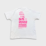 SS 2022 Anti Social Social Club T Shirt Mens Large White ASSC USA Graphic Tee