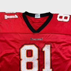 Vintage 1998 Starter Jacquez Green Tampa Bay Buccaneers Jersey Mens Large Red NFL