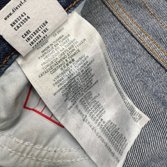 Diesel 2020 D-Viker Jeans Mens 38x30 Blue Regular Straight Fit Dark Wash Denim Pants