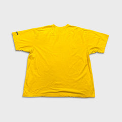 Vintage Y2K Ski Doo T Shirt Mens 2XL Yellow Snowmobile Graphic Short Sleeve Tee