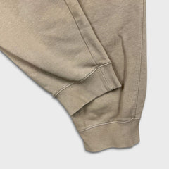 Nike Sportswear Sweatpants Mens XL Beige Swoosh Taper Leg Jogger