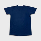 Vintage Y2K Blank T Shirt Mens Medium Blue Faded Classic Basic Short Sleeve Tee