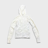 Lululemon Dance Studio Jacket Womens Size 6 White Full Zip Athletic Outerwear