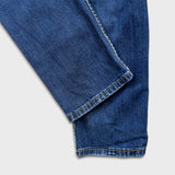 Levi's 502 Jeans Mens 36x32 Blue Regular Taper Fit Stretch Medium Wash Denim Pants