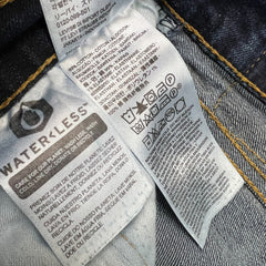 Levi's 511 Jeans Mens 34x32 Blue Slim Fit Mid Rise Dark Wash Stretch Denim Pants