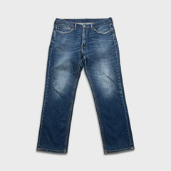 Levi's 541 Jeans Mens 34x30 Blue Athletic Taper Stretch Faded Dark Wash Denim Pants