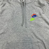 Nike Sportswear Hoodie Mens Large Gray Multi Swoosh Pullover Sweater