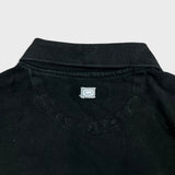 Vintage Y2K Ecko Unltd Polo Shirt Mens Medium Black Rhino Casual Preppy Short Sleeve