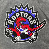 Mitchell & Ness Toronto Raptors Hoodie Mens XL Gray Classic Logo NBA Basketball Sweater