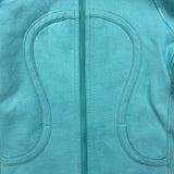 Lululemon Scuba Hoodie Womens Size 10 Blue Full Zip Sports Hooded Sweater