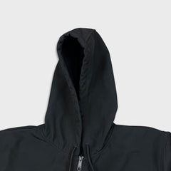 Dickies Genuine Jacket Mens Large Black Lined Workwear Hooded Windbreaker