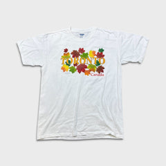 Vintage 2000 Toronto Canada Maple Leaves T Shirt Mens Medium White Graphic Tee