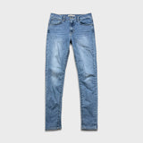 Levi's 720 Jeans Womens 30x30 Blue High Rise Super Skinny Faded Slim Leg Denim Pants