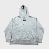 Nike Air Sportswear Hoodie Mens 2XL Gray Swoosh Graphic Hooded Sweater