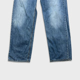 Vintage Y2K Levi's 569 Jeans Mens 36x34 Blue Loose Straight Medium Wash Faded Baggy Denim Pants