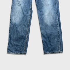Vintage Y2K Levi's 569 Jeans Mens 36x34 Blue Loose Straight Medium Wash Faded Baggy Denim Pants