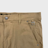 Projek Raw Pants Mens 34x29 Brown Slim Taper Leg Lightweight Chino Trousers
