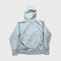 Nike Sportswear Hoodie Mens Small Gray Swoosh Standard Issue Hooded Sweater