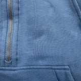 Lululemon Scuba Oversized 1/2 Zip Hoodie Womens XS Blue Hooded Sweater