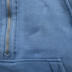 Lululemon Scuba Oversized 1/2 Zip Hoodie Womens XS Blue Hooded Sweater