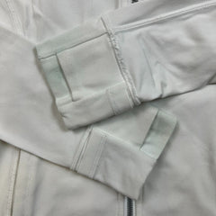Lululemon Define Hooded Jacket Womens Size 8 White Sports Full Zip