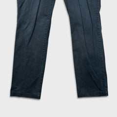 Dickies Pants Mens 34x32 Black Flex Straight Fit Workwear Casual Chino Trousers