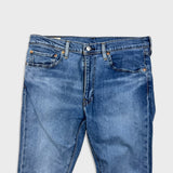 Levi's Skinny Taper Jeans Mens 36x32 Blue Medium Wash Skinny Taper Stretch Denim Pants