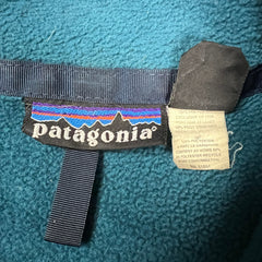 Vintage 90s Patagonia Fleece Mens Medium Blue USA Full Zip Synchilla Jacket
