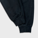 Nike Sportswear Sweatpants Mens Small Black Swoosh Taper Leg Fleece Jogger